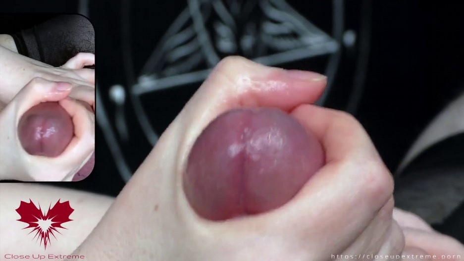CLOSE UP EXTREME - Closeup Of Stroking, Cumming And Pot